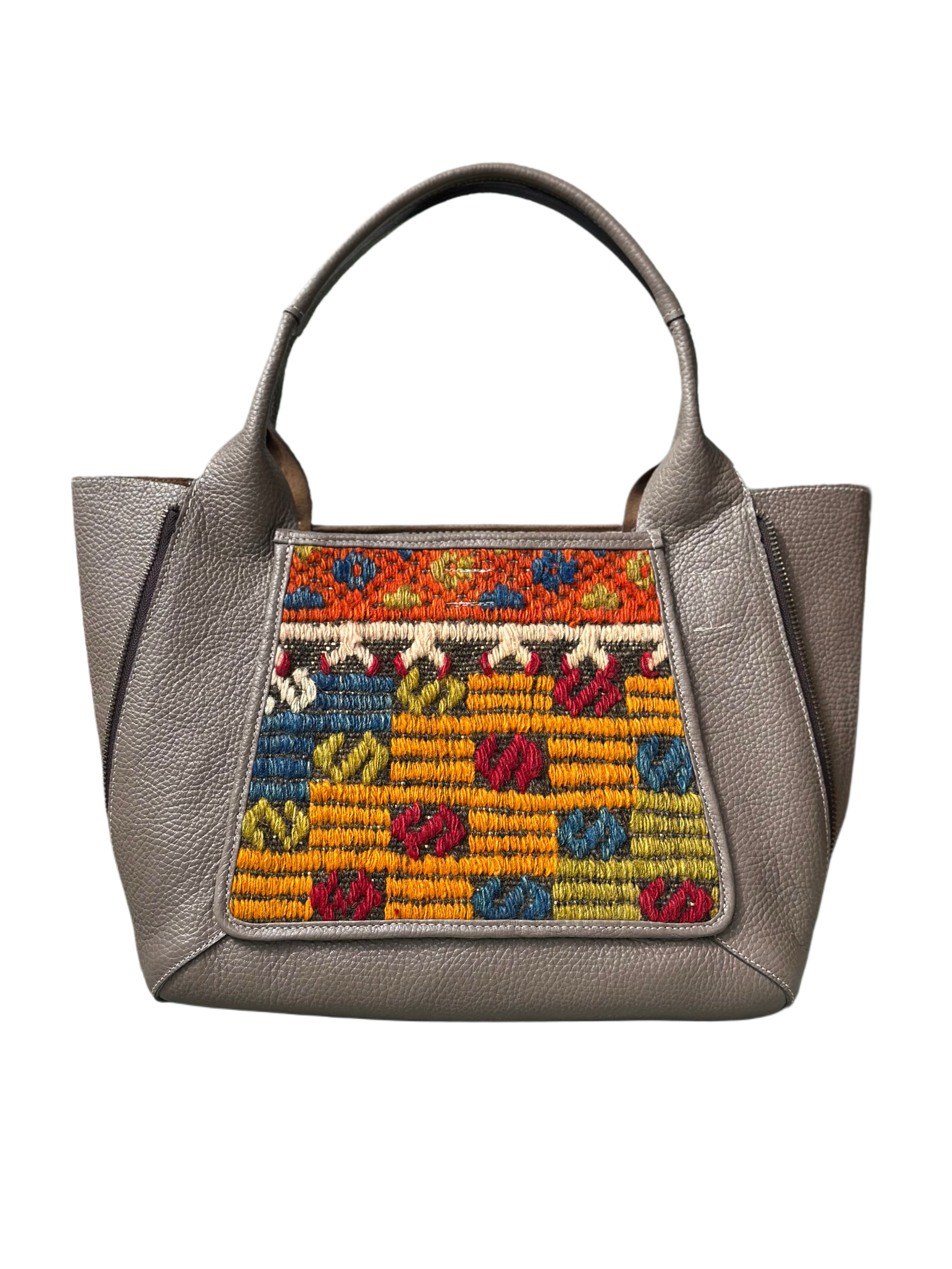 K30 土耳其真皮地氈手袋（大象灰）