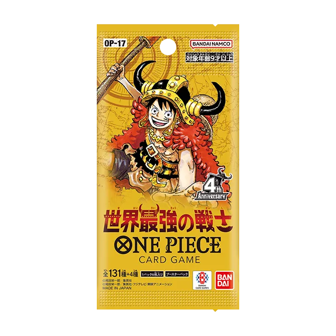 航海王卡牌遊戲 OP17 世界最強的戰士 補充包 單包