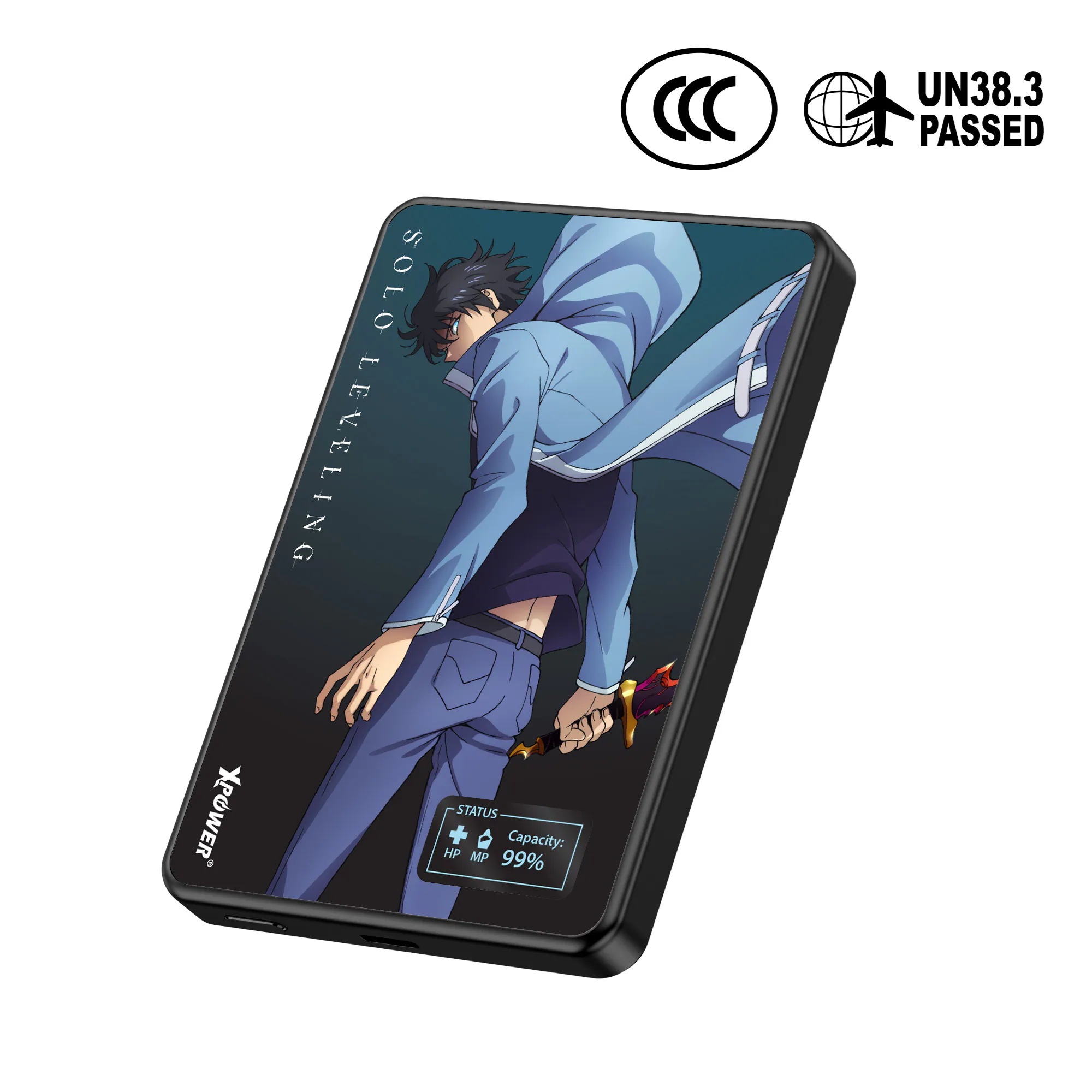 (3C認證)XPower x 我獨自升級MagDigita2 第2代 彩屏顯示 鋁合金 10000mAh PD3.0+QI2 磁吸移動電源 MDT2-sl1