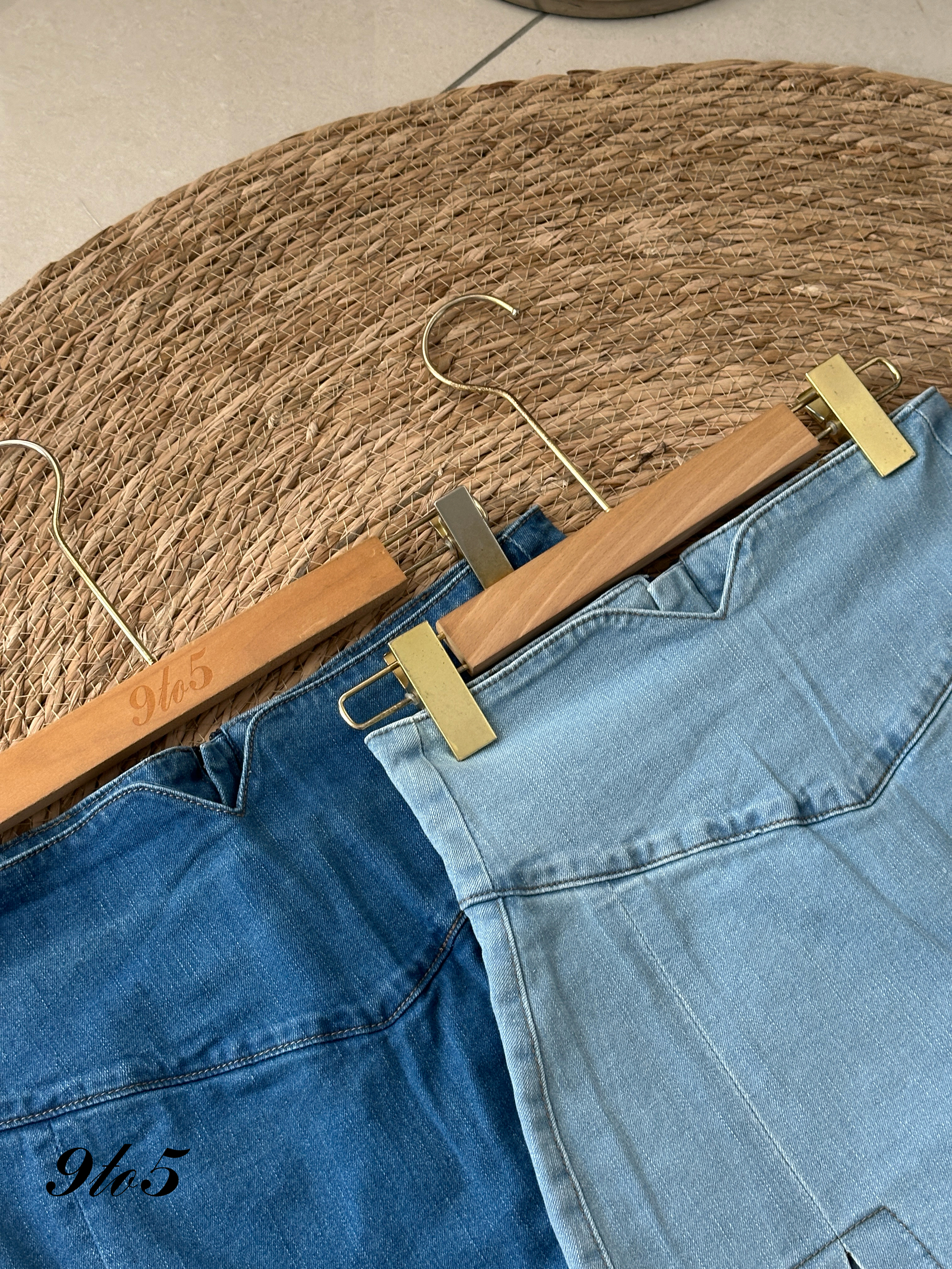 S1820 Denim Short Skirt - 3 Colors 