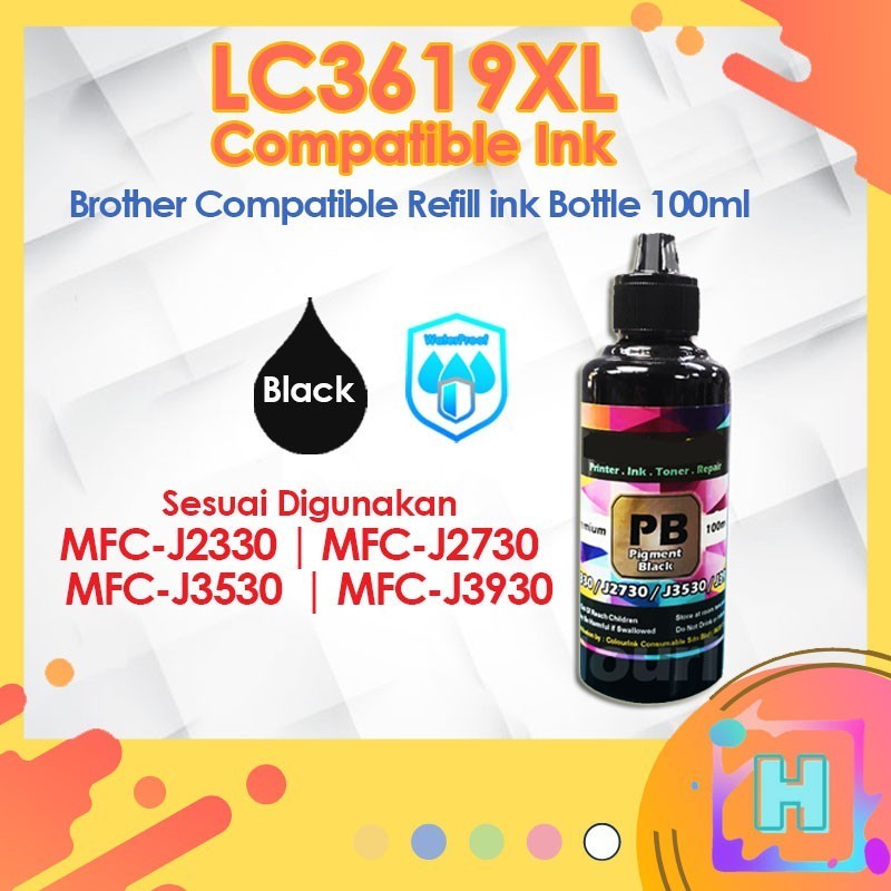 🔥Compatible Brother LC3619xl Refill Ink Bottle 🔥100ml  LC3617 MFC-J2330dw MFC-J2730dw MFC-J3530dw MFC-J3930dw LC-3619