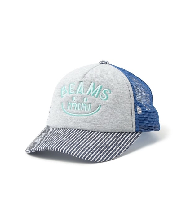 🇯🇵預訂 日本直送🇯🇵Beams Mini四色標誌刺繡微笑拼色網眼帽