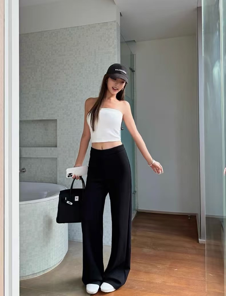 4283 太空棉微喇长裤