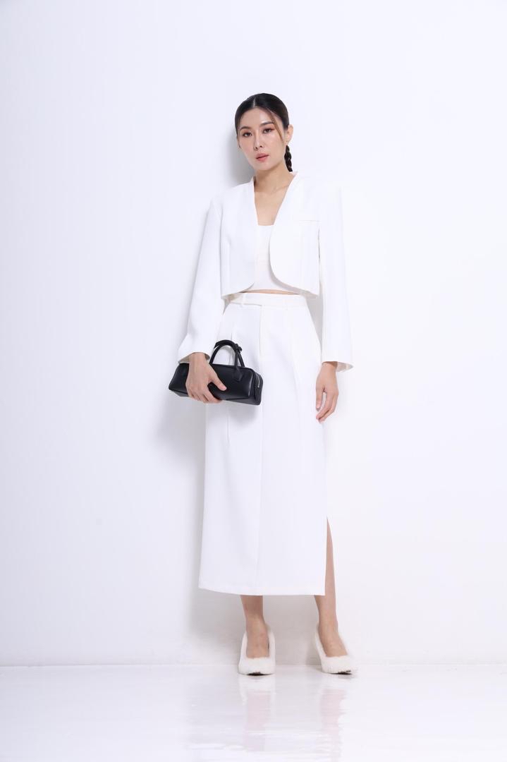 CS1381 Avery Tailored Column Skirt 