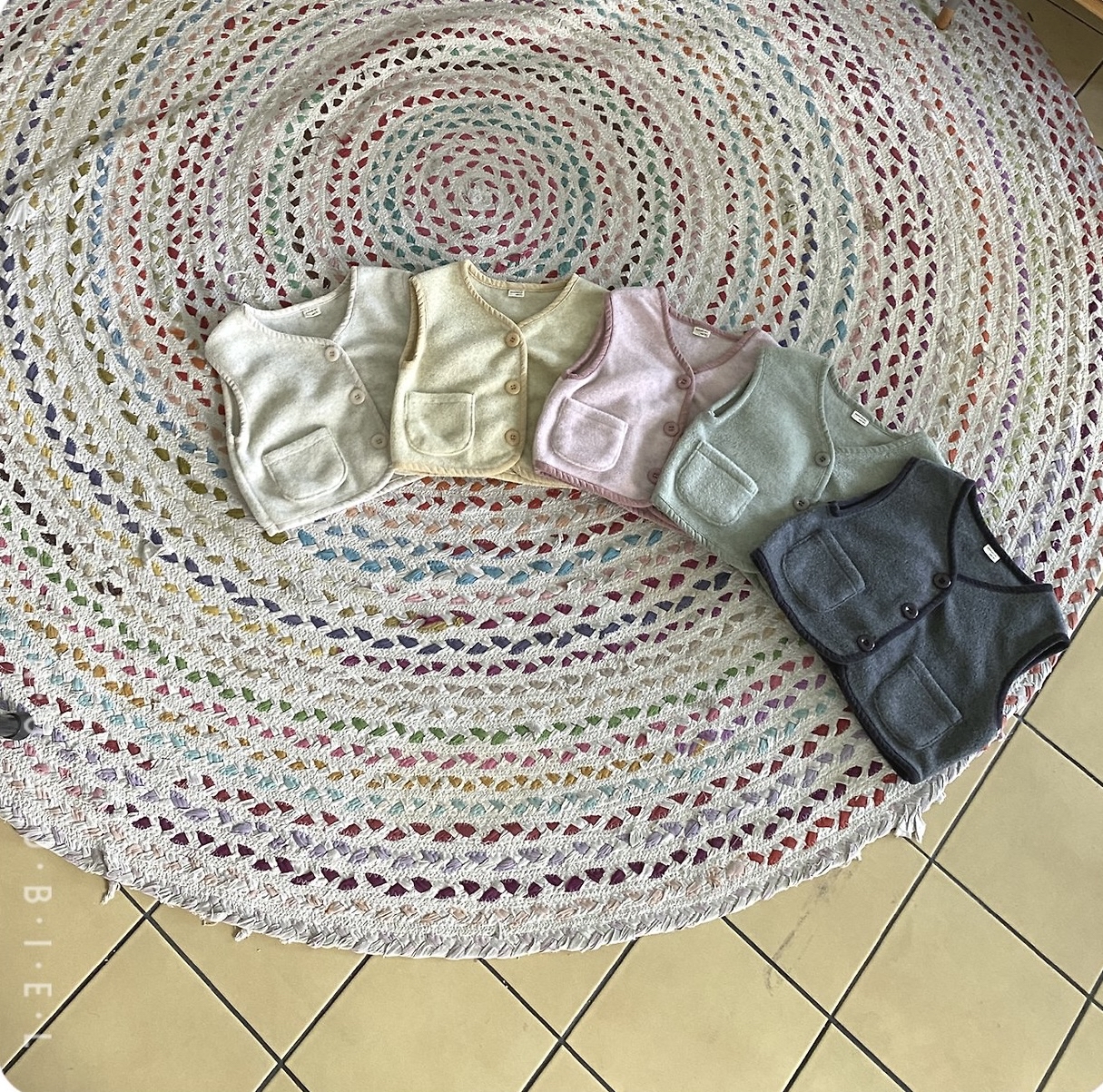 韓國保暖Cotton candy vest