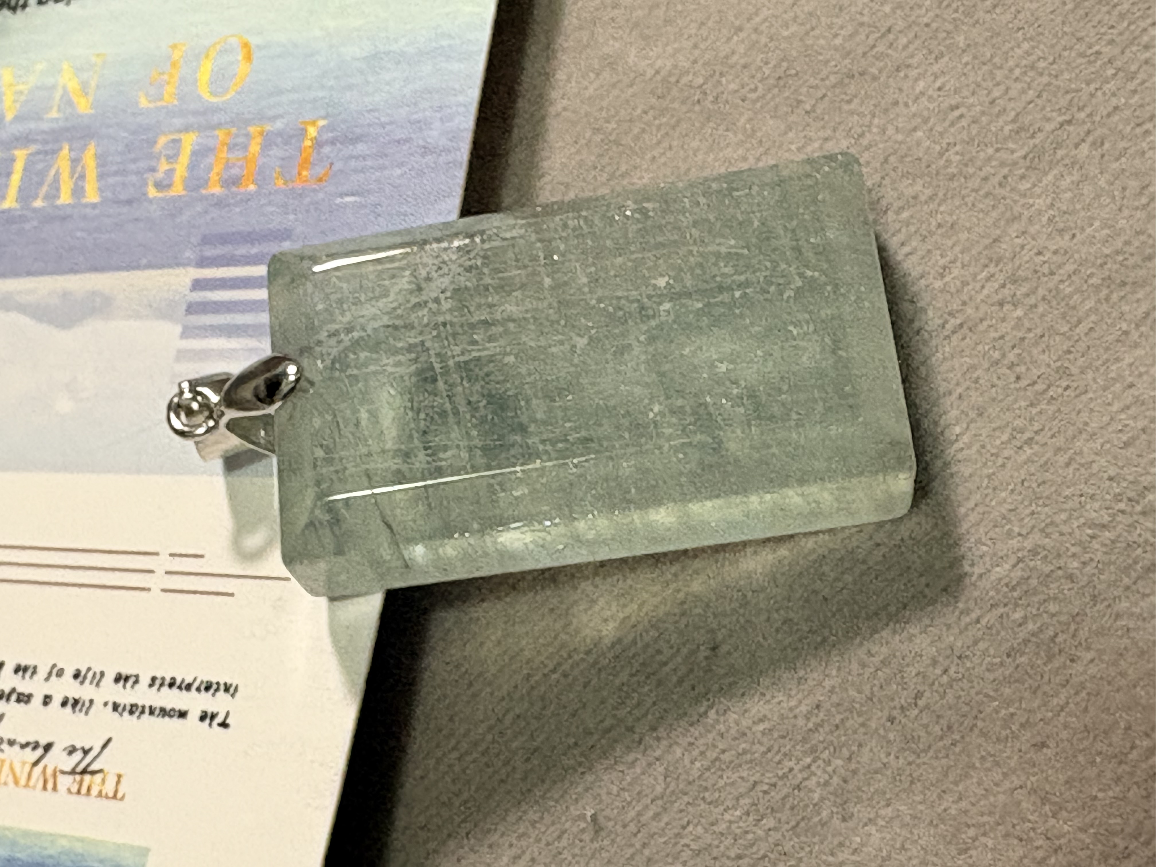 海藍寶平安無事牌（12.9克）No.19-462