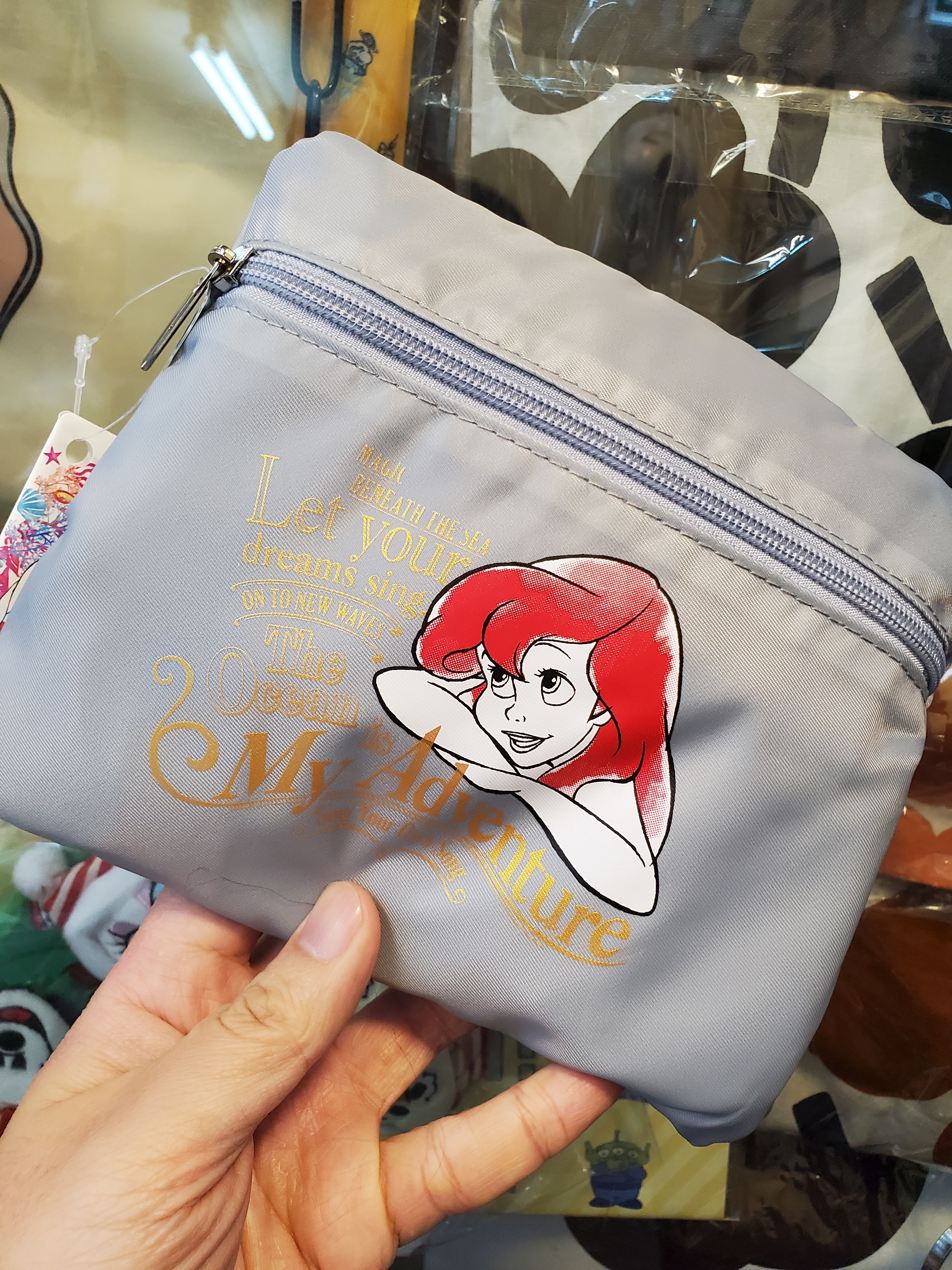 [現貨] [JDS] 小魚仙 摺疊式手提袋 {TF254696}