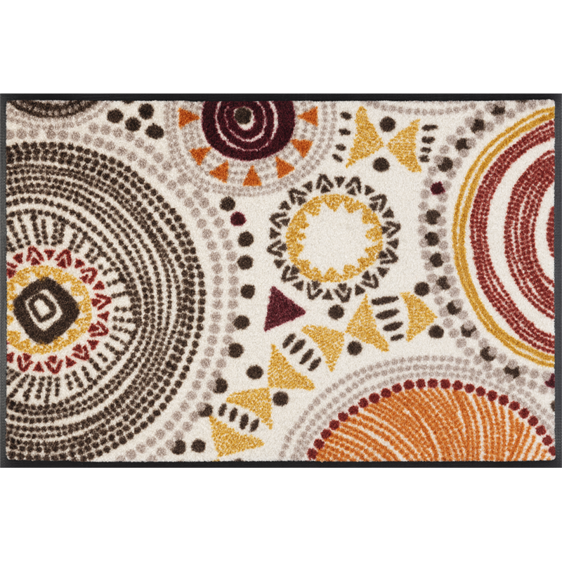 Wash+Dry by Kleen-Tex Floor Fashion Mat - 設計地墊波西米亞風格設計 ｜Boho Style Pattern