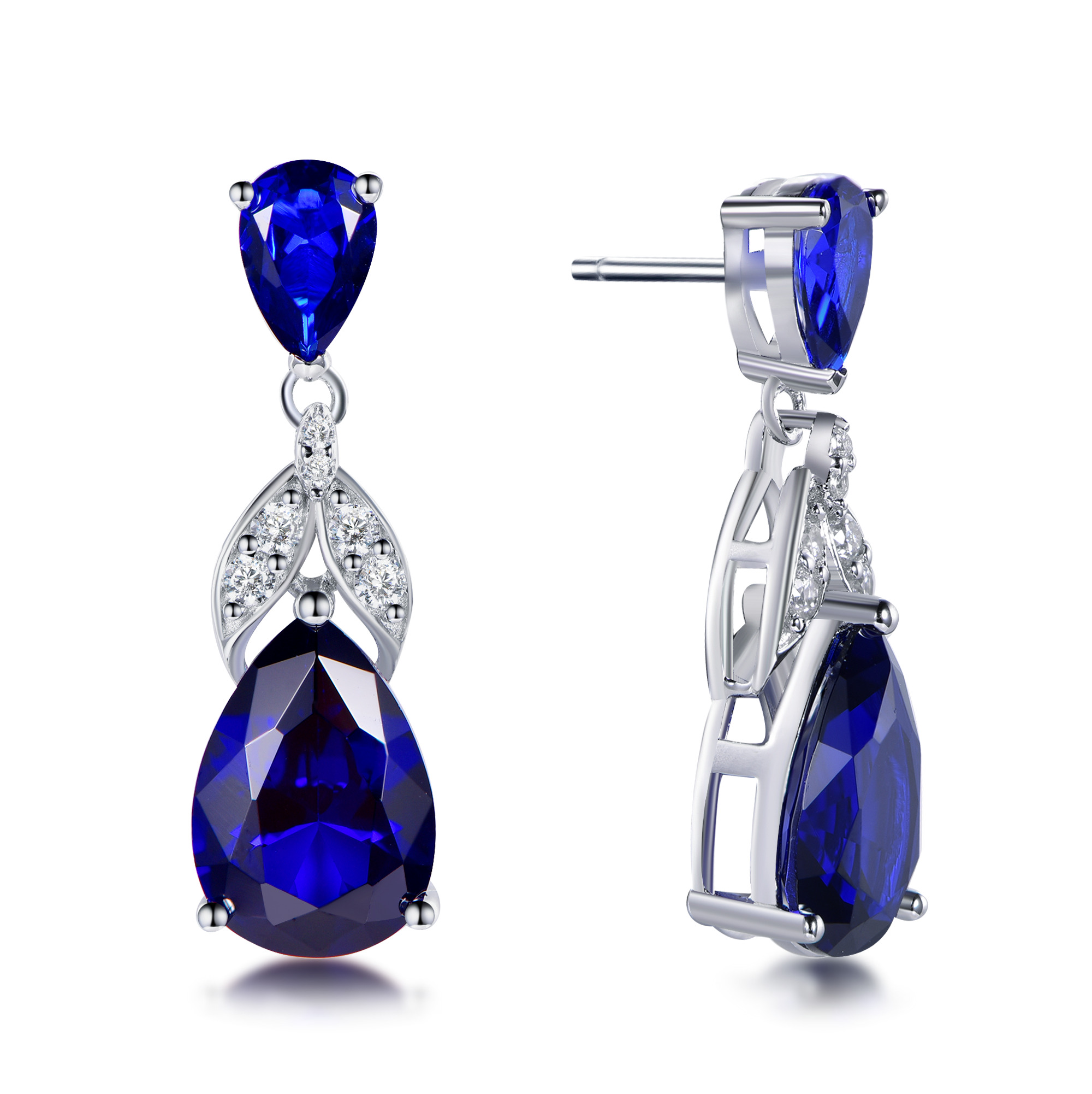 E4119 Blue Shade Earring