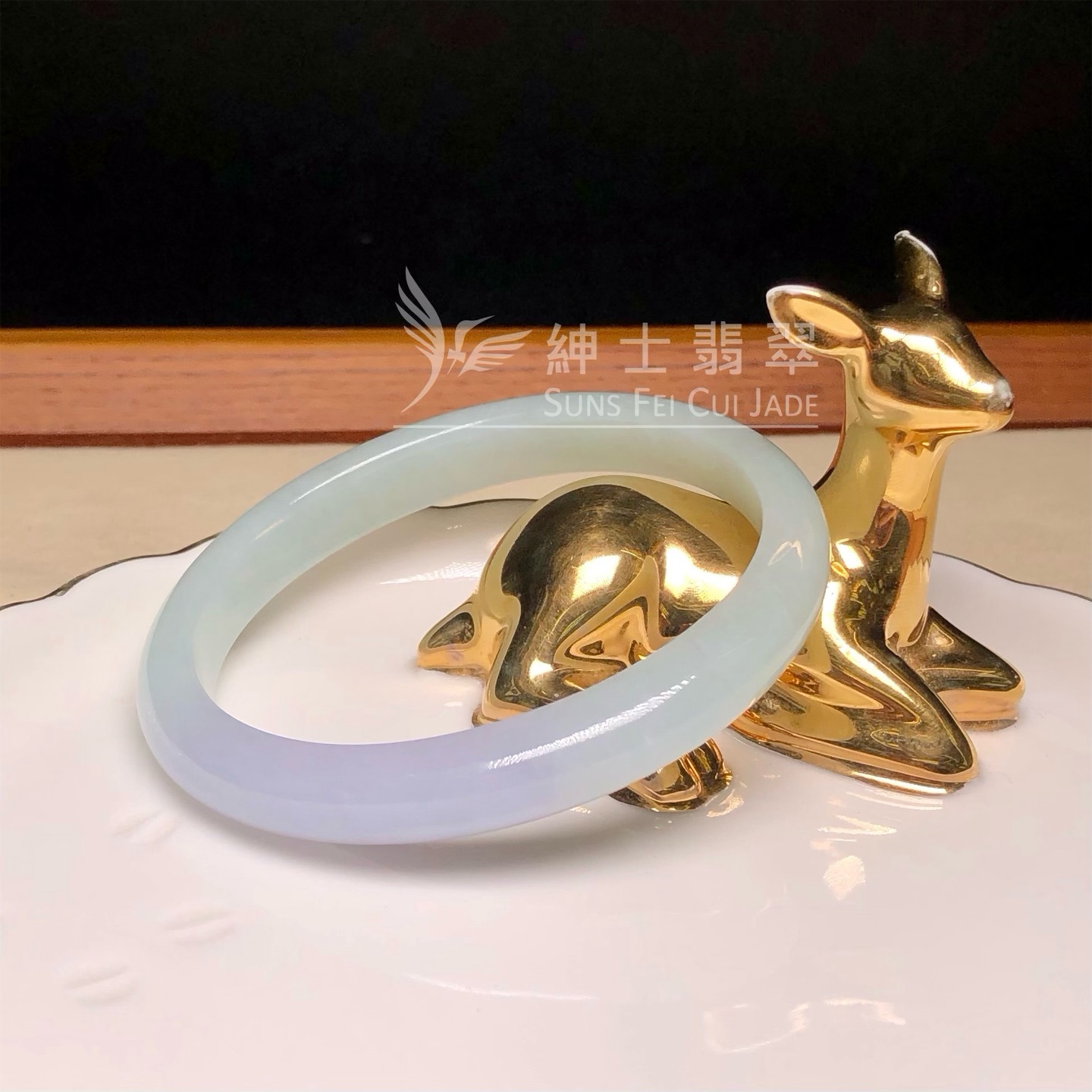 糯冰春彩貴妃鐲54mm YM00189