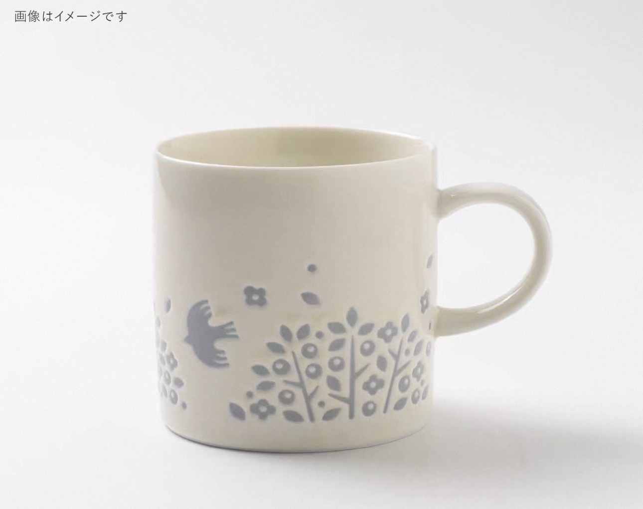 日本製LINTU美濃焼小鳥和植物陶瓷餐具