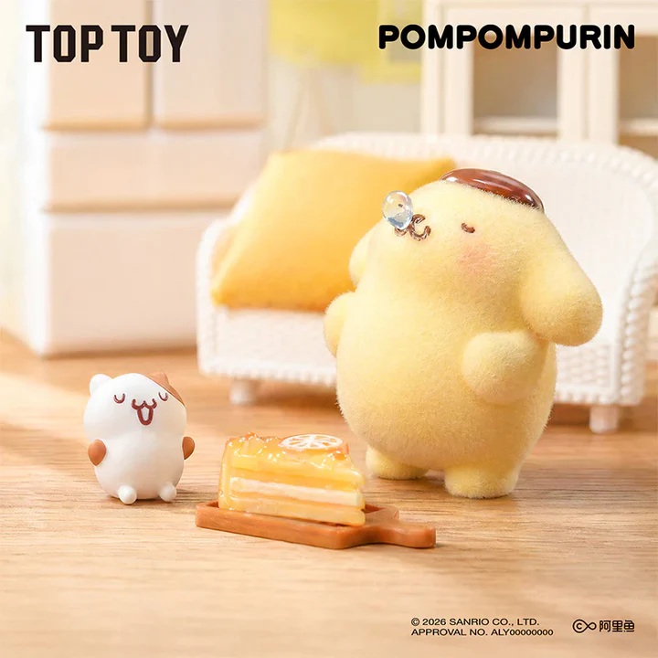 Pompompurin Flocky Daily Life Series Blind Box