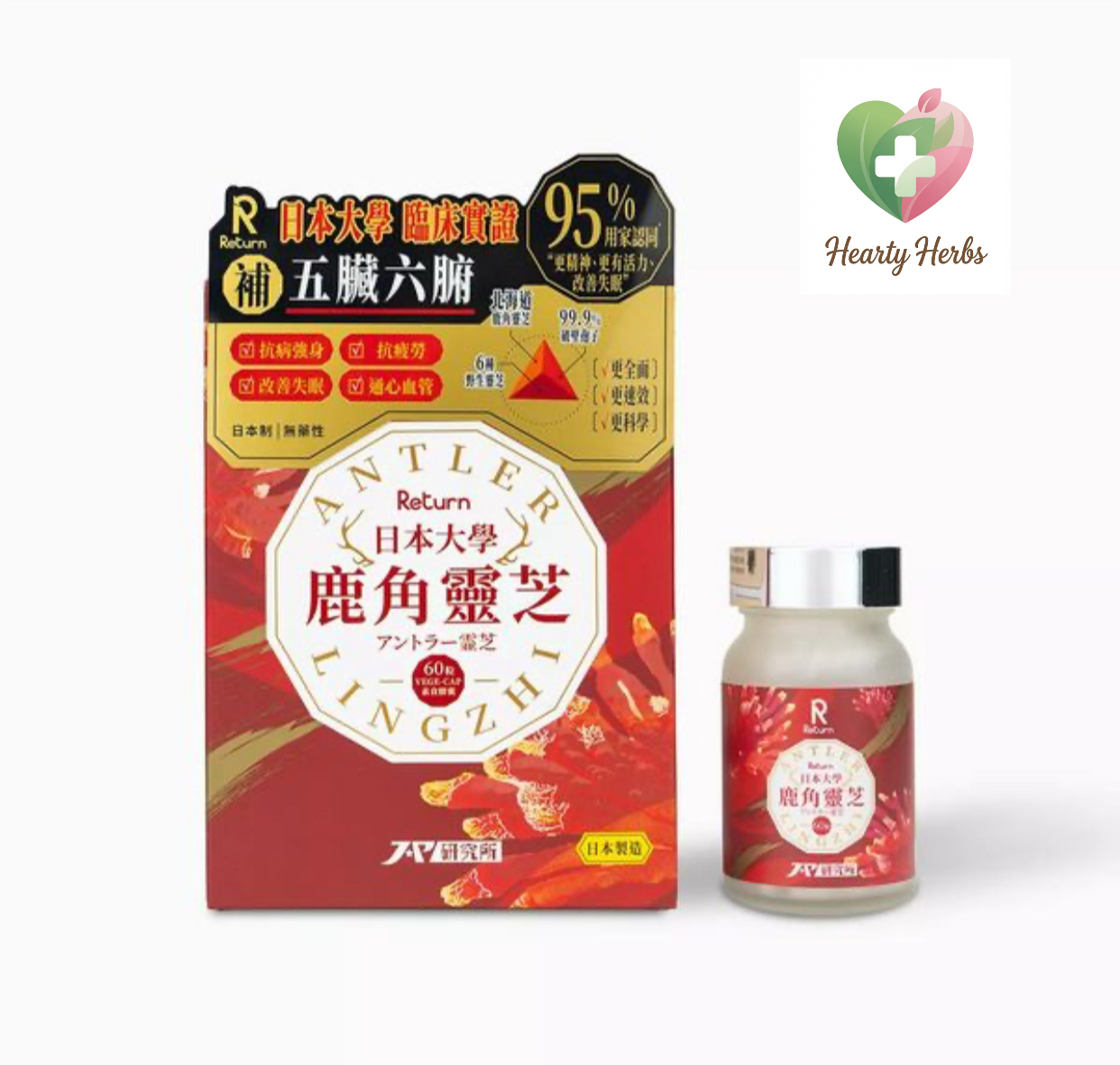 Return 日本大學鹿角靈芝60粒