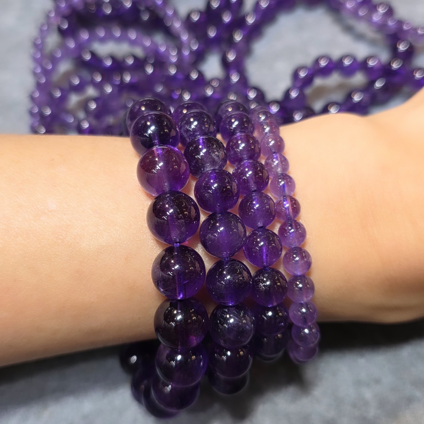 紫水晶手串(Amethyst)