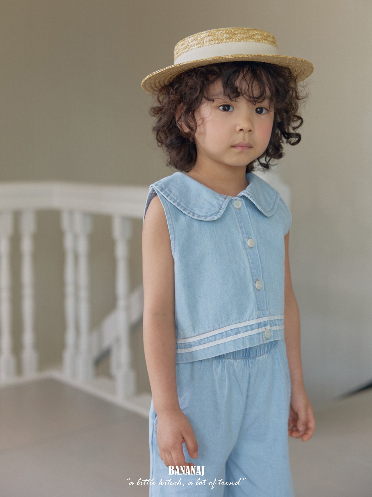 Bananaj | Sailor Top(Blue L110-120)