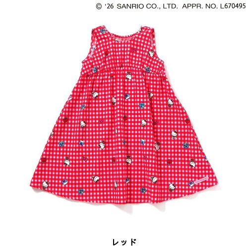 🆕【⭐訂購⭐】🇯🇵日本直送🌀#Sanrio 印花 格紋背心連身裙［4款選］🌀 [ELDA-0263][260529]