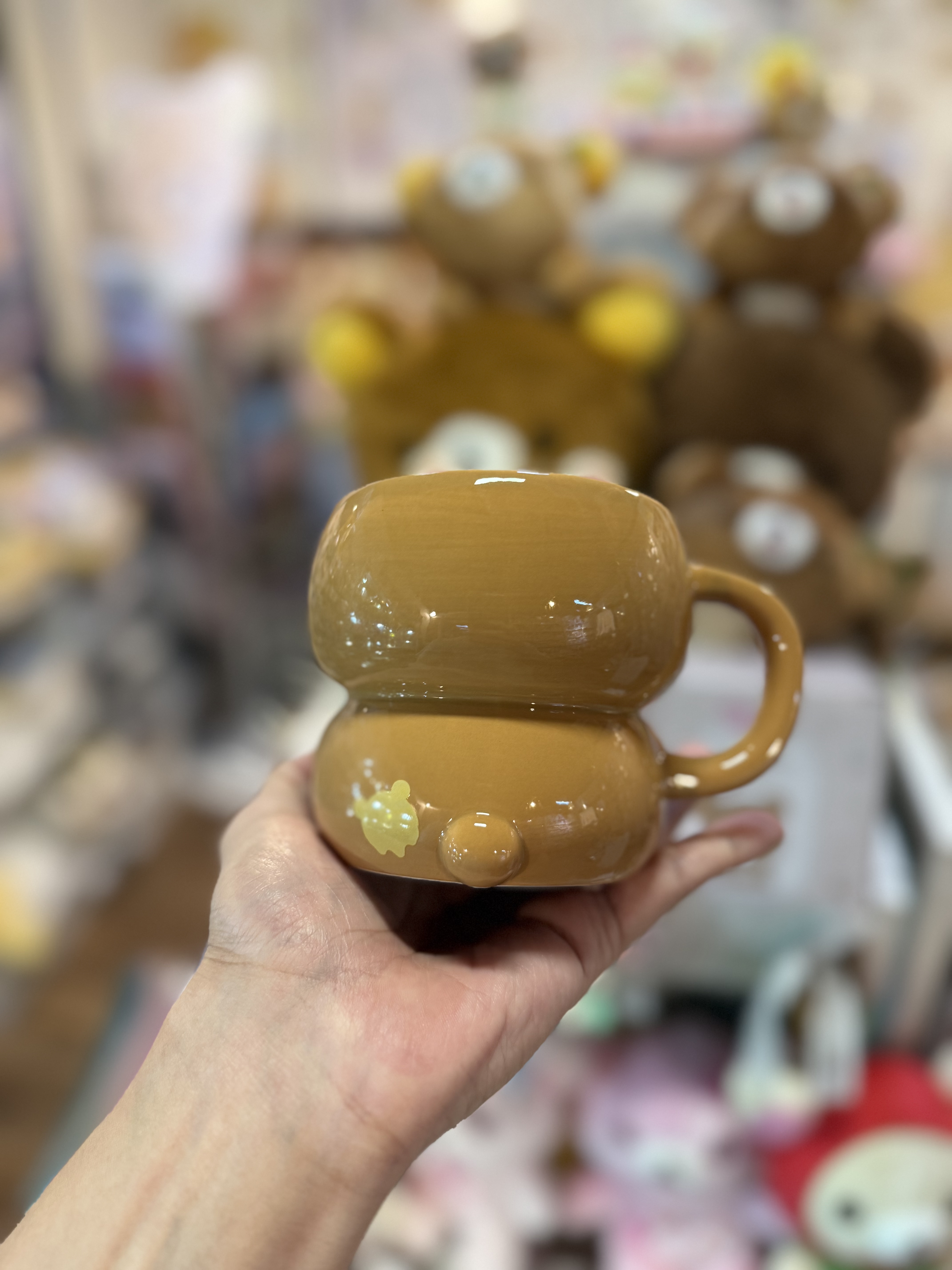 《現貨》全新RILAKKUMA化妝派對系列有耳陶瓷杯