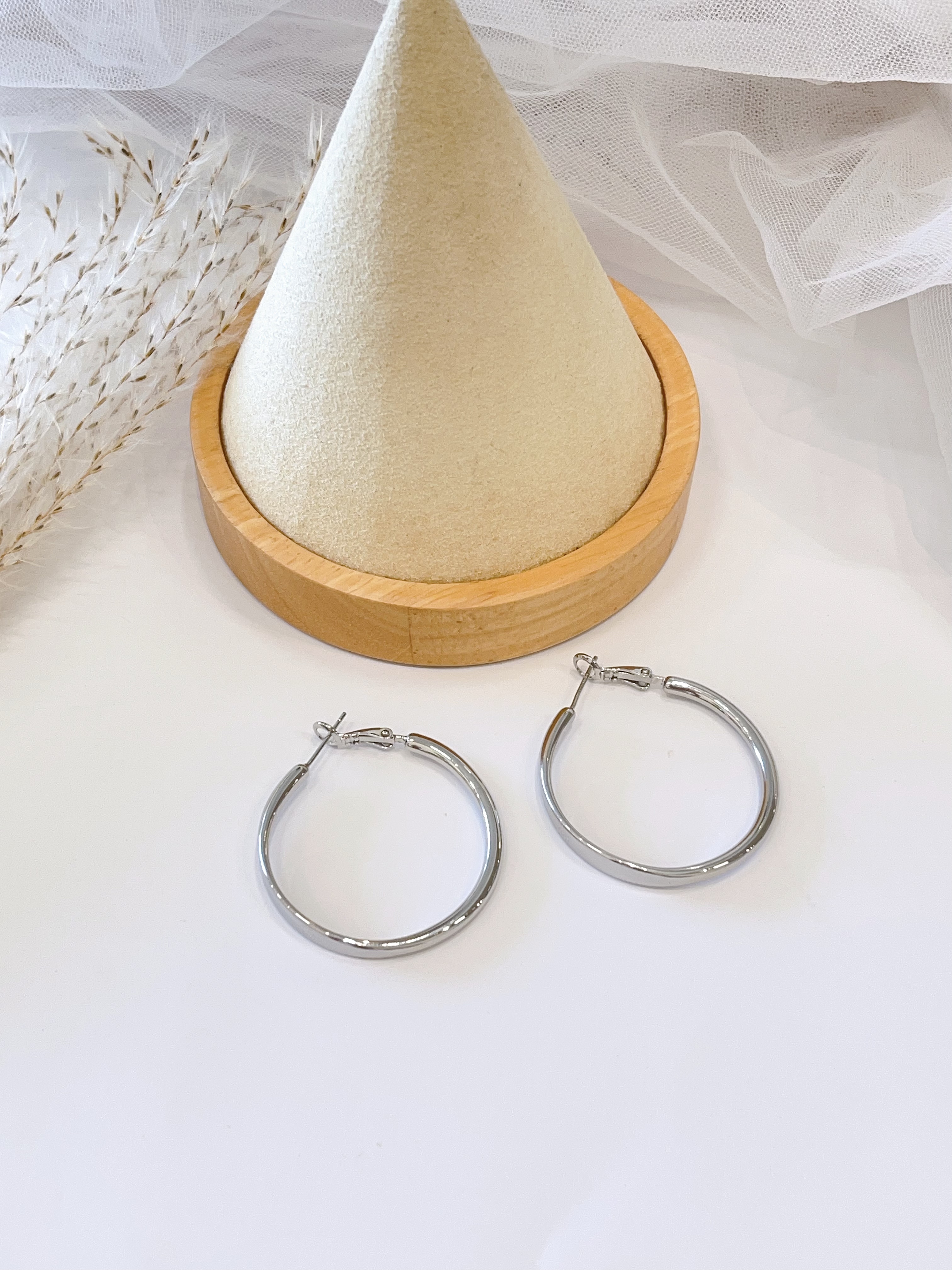 不规则辣妹风耳圈耳环