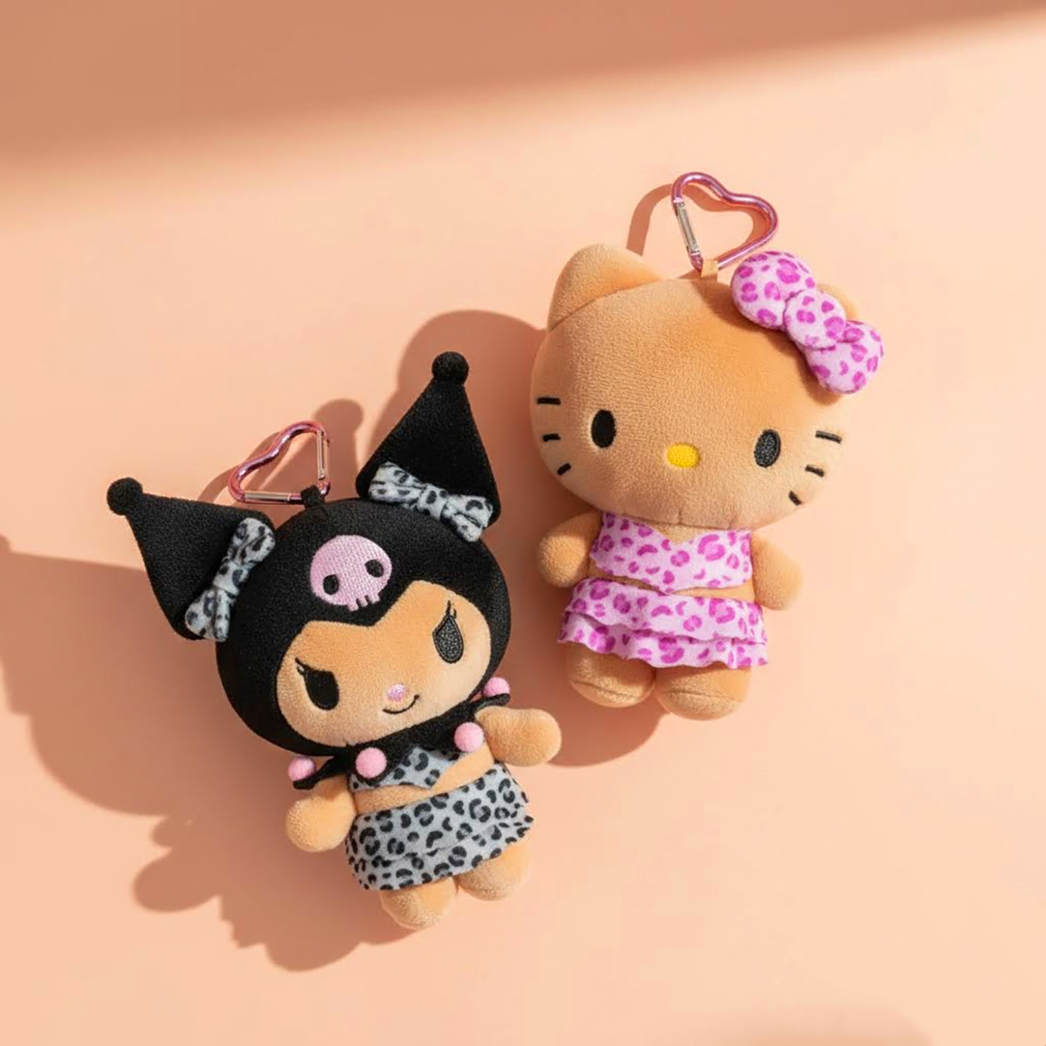 Sanrio - 公仔掛飾 (曬黑Kuromi款)