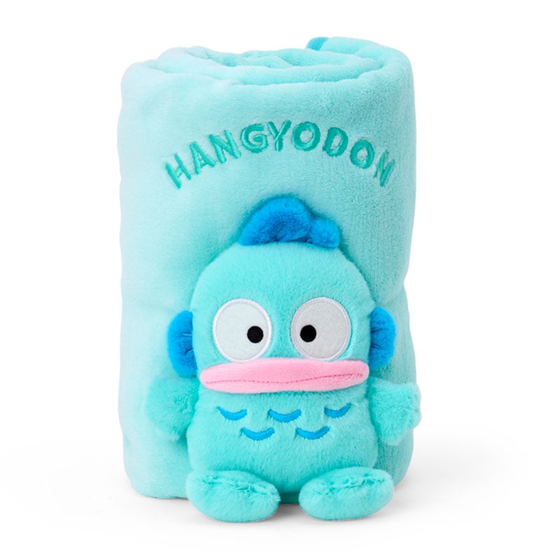 現貨｜Sanrio Hangyodon 水怪 日版 兩用 毛毯 2-WAY Blanket 110x70cm (71532-8)