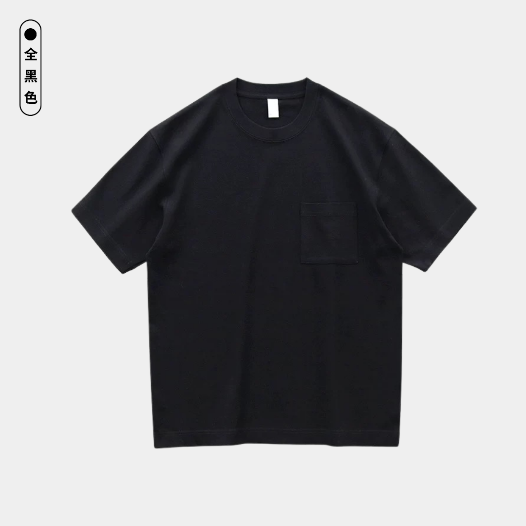 寬鬆口袋短袖｜260g