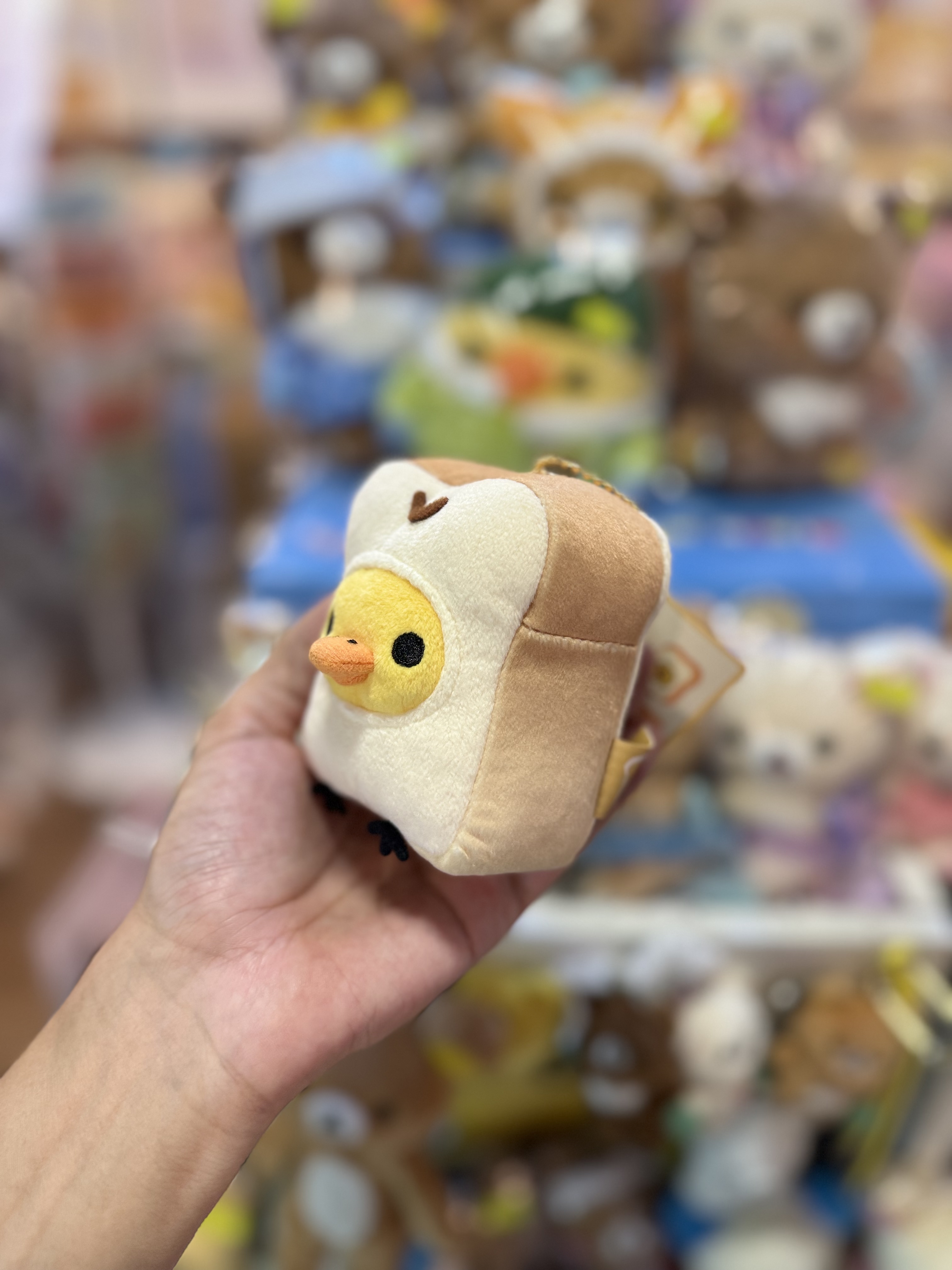 《現貨》全新Rilakkuma麪包造型掛飾 小白熊/小雞 