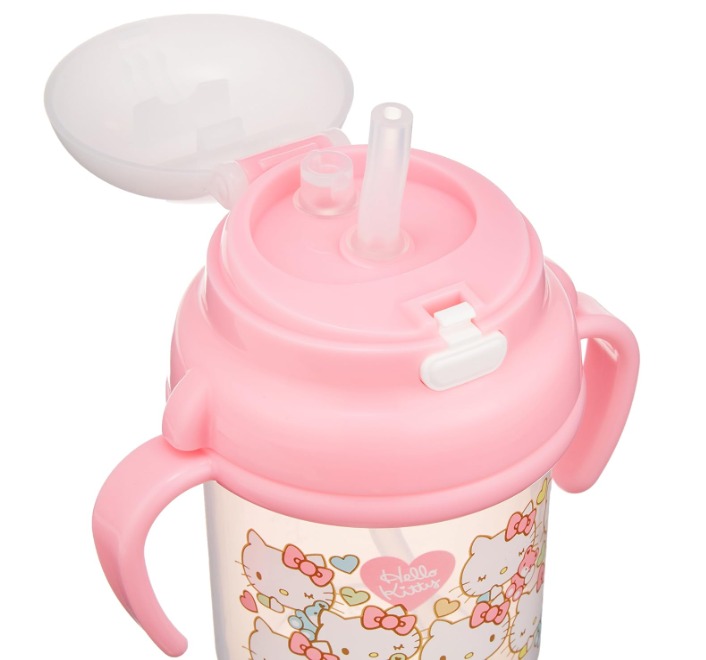 【日本直送】Kitty/多啦A夢幼兒吸管水樽 270ml | 練習飲水神器