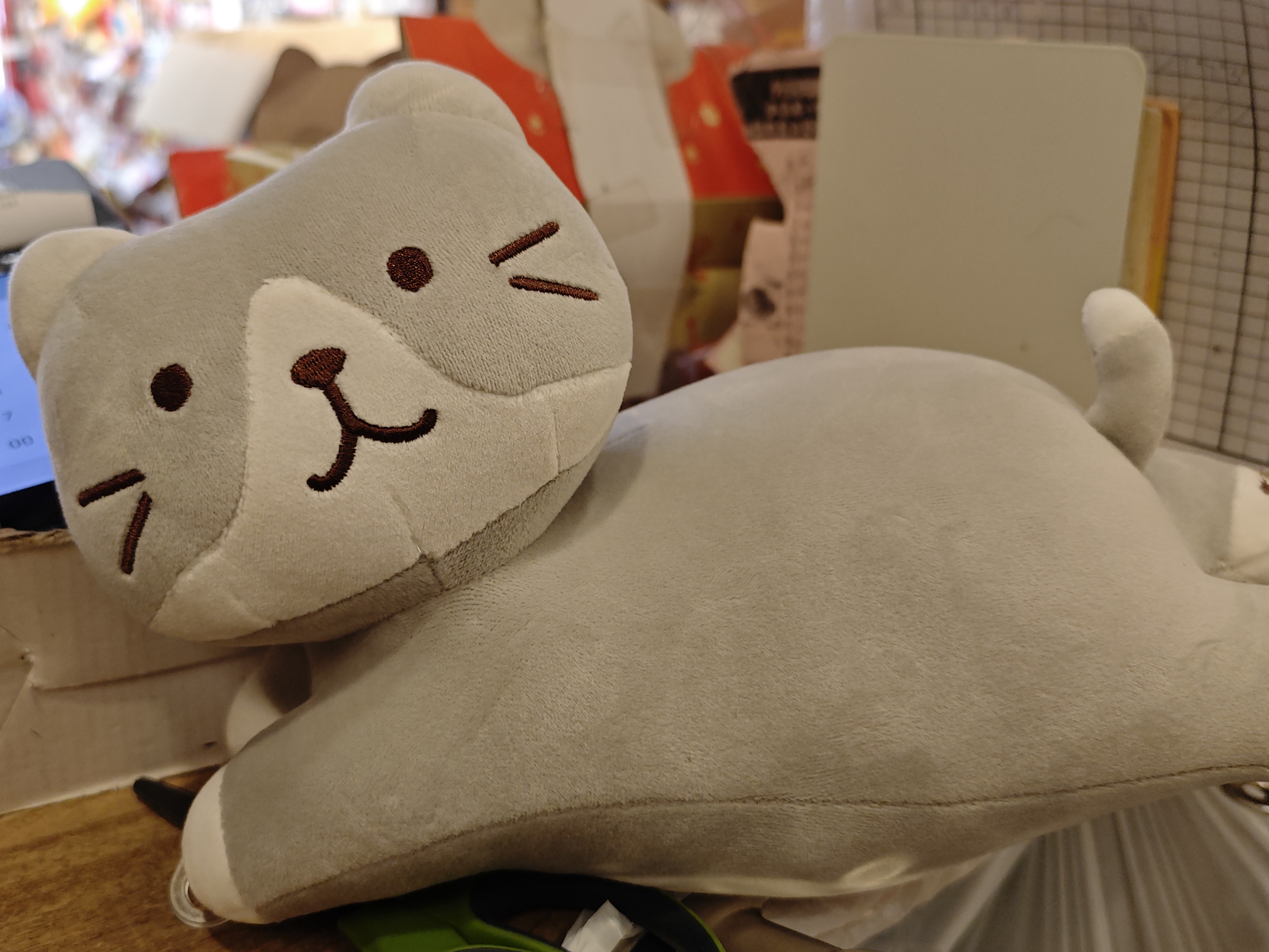 Fuku Fuku Nyanko (L) 灰色