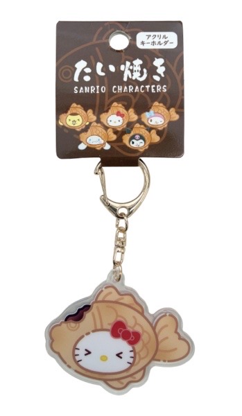 Sanrio-鯛魚燒亞克力掛件 -Hello Kitty