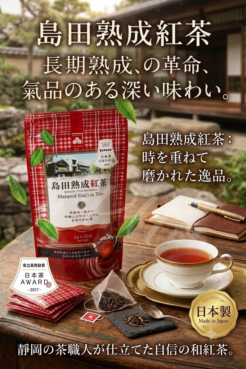 🇯🇵日本直送✈️ 日本製 島田熟成紅茶