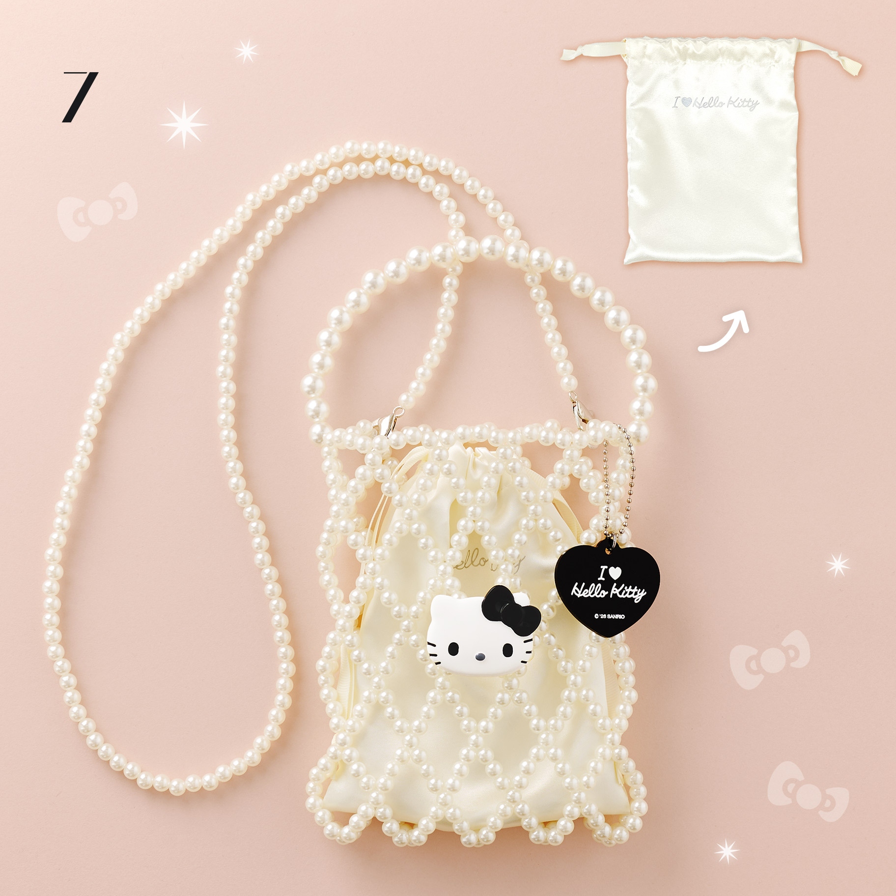 🌸 【預訂】I ♡ Hello Kitty-No.7-斜孭袋