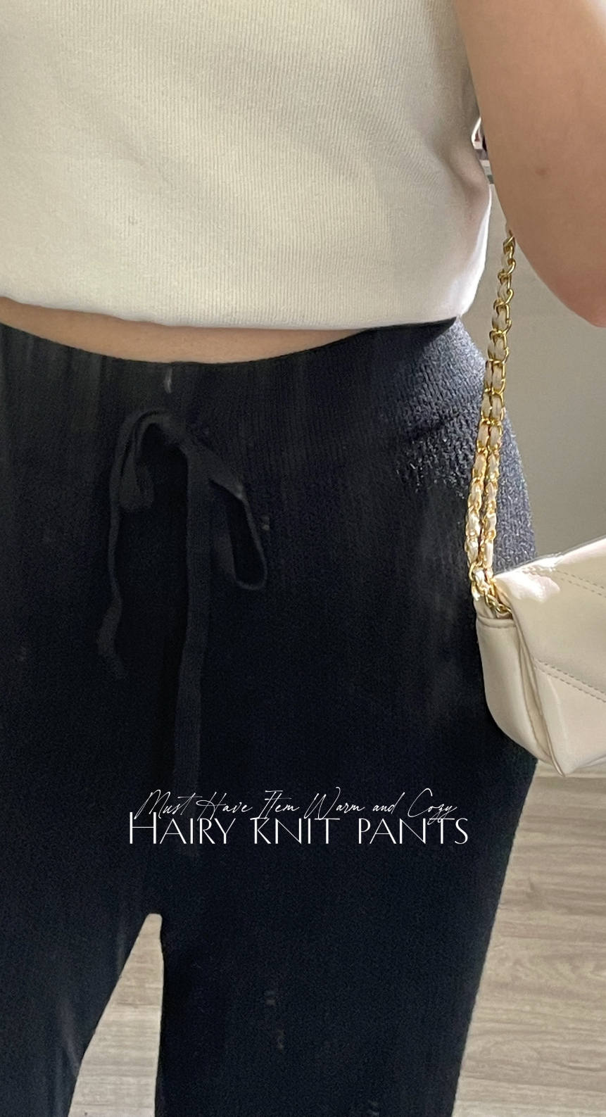 ❄️| HAIRY KNIT PANTS | 毛毛內裏