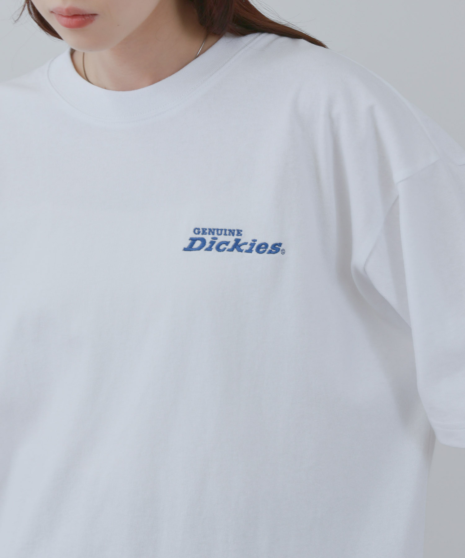 🆕【⭐訂購⭐】  🇯🇵日本直送 🌀❣️ #情侶裝❣️Dickies 牛仔布logo貼花 刺繡 寬鬆輪廓 短袖TEE[2款選] 🌀 [ELJA-0102][261111]
