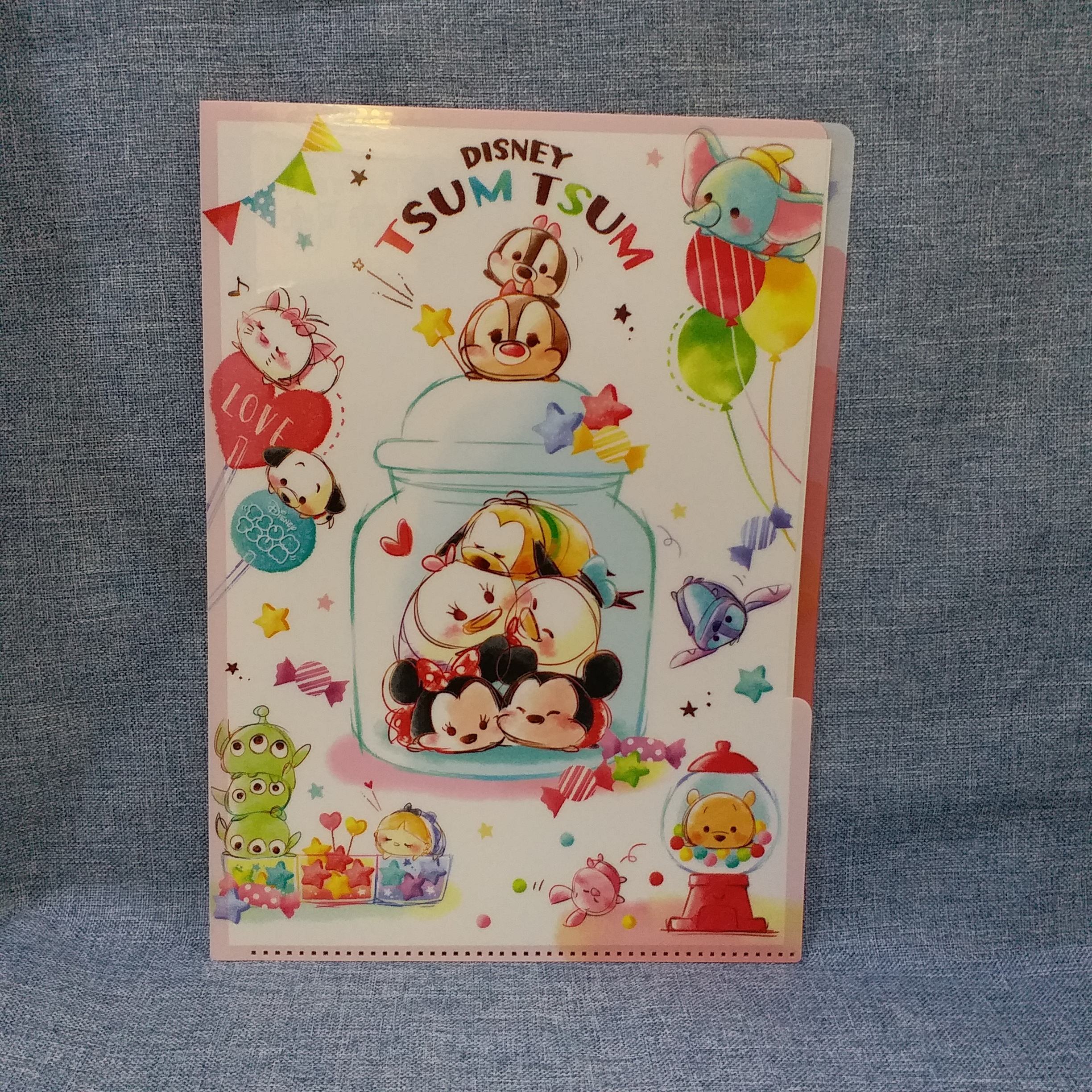 [現貨] [日本直送] TSUM TSUM {5層 A4 File TF497626}