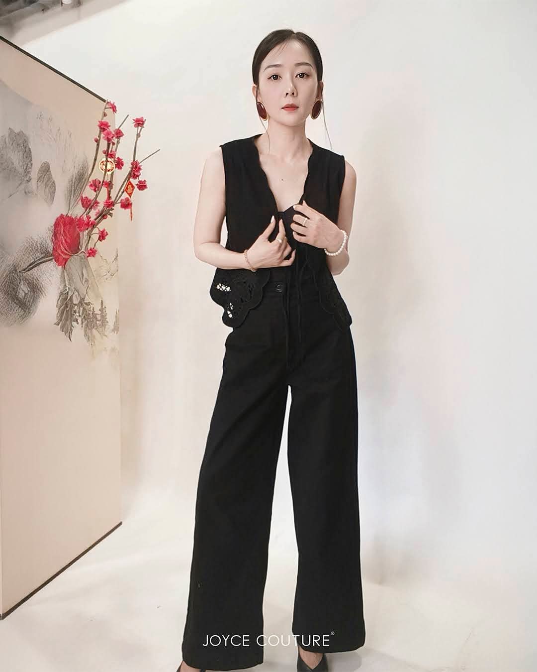 直筒伦廓牛仔长裤 P0079