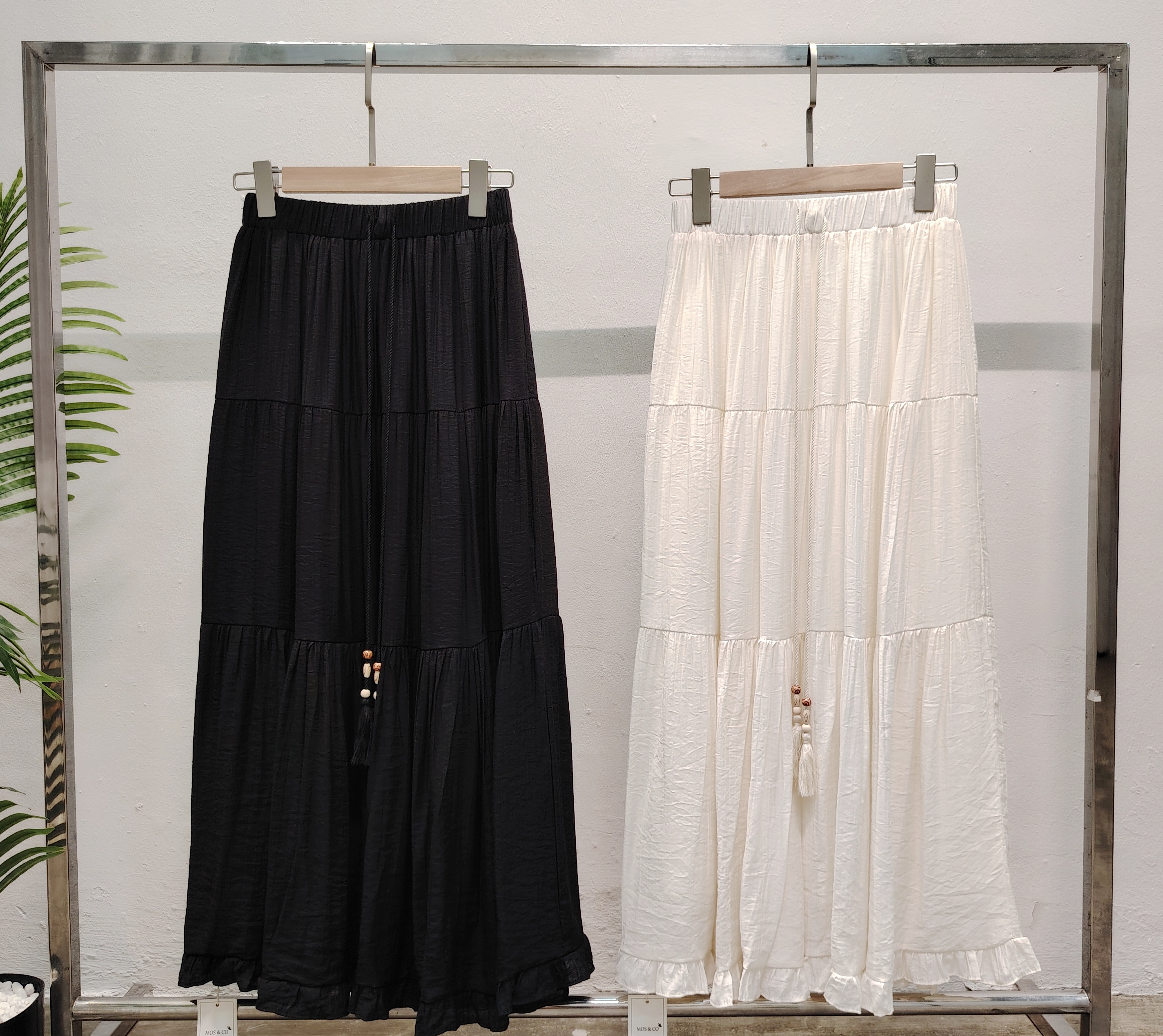 3309 Micro Fiber Tiered Mid Skirt