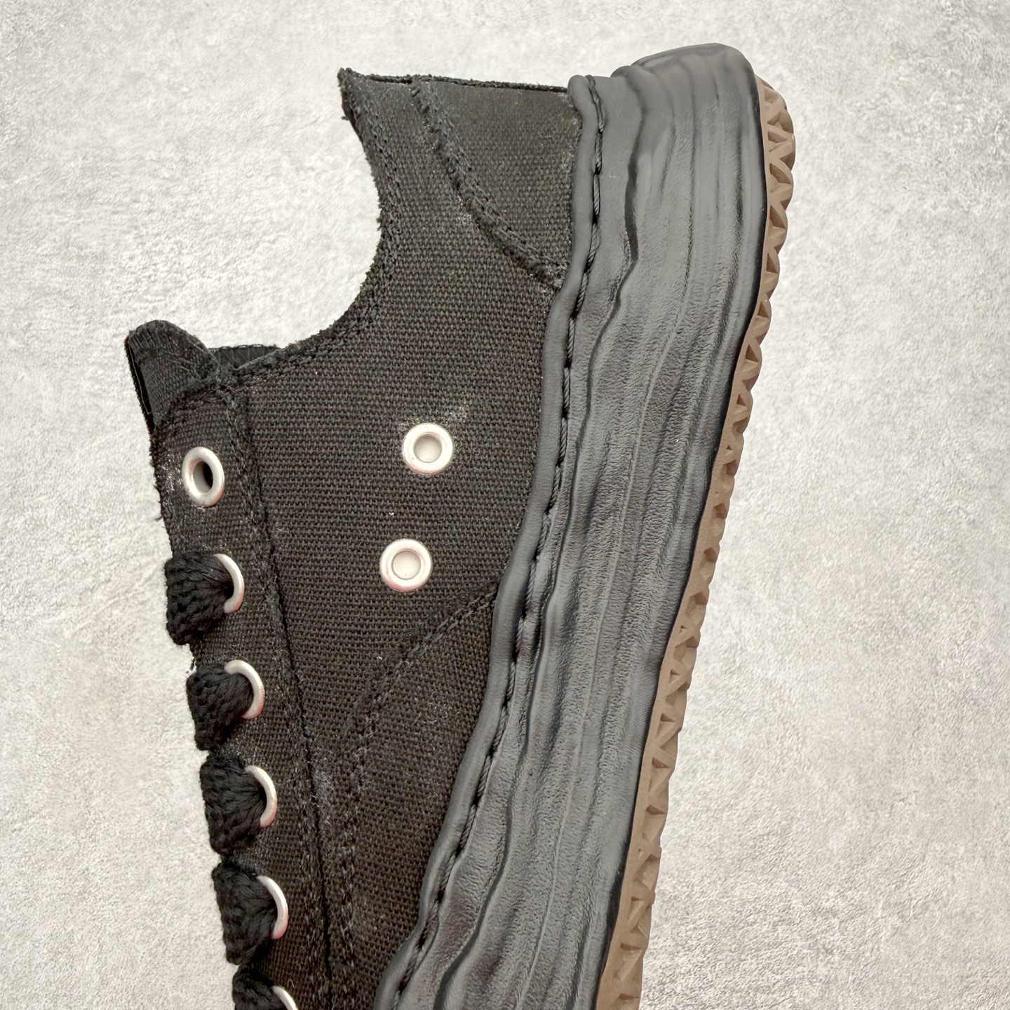 Maison Mihara Yasuhiro MMY "Hank" OG Sole Canvas Low-top Sneaker