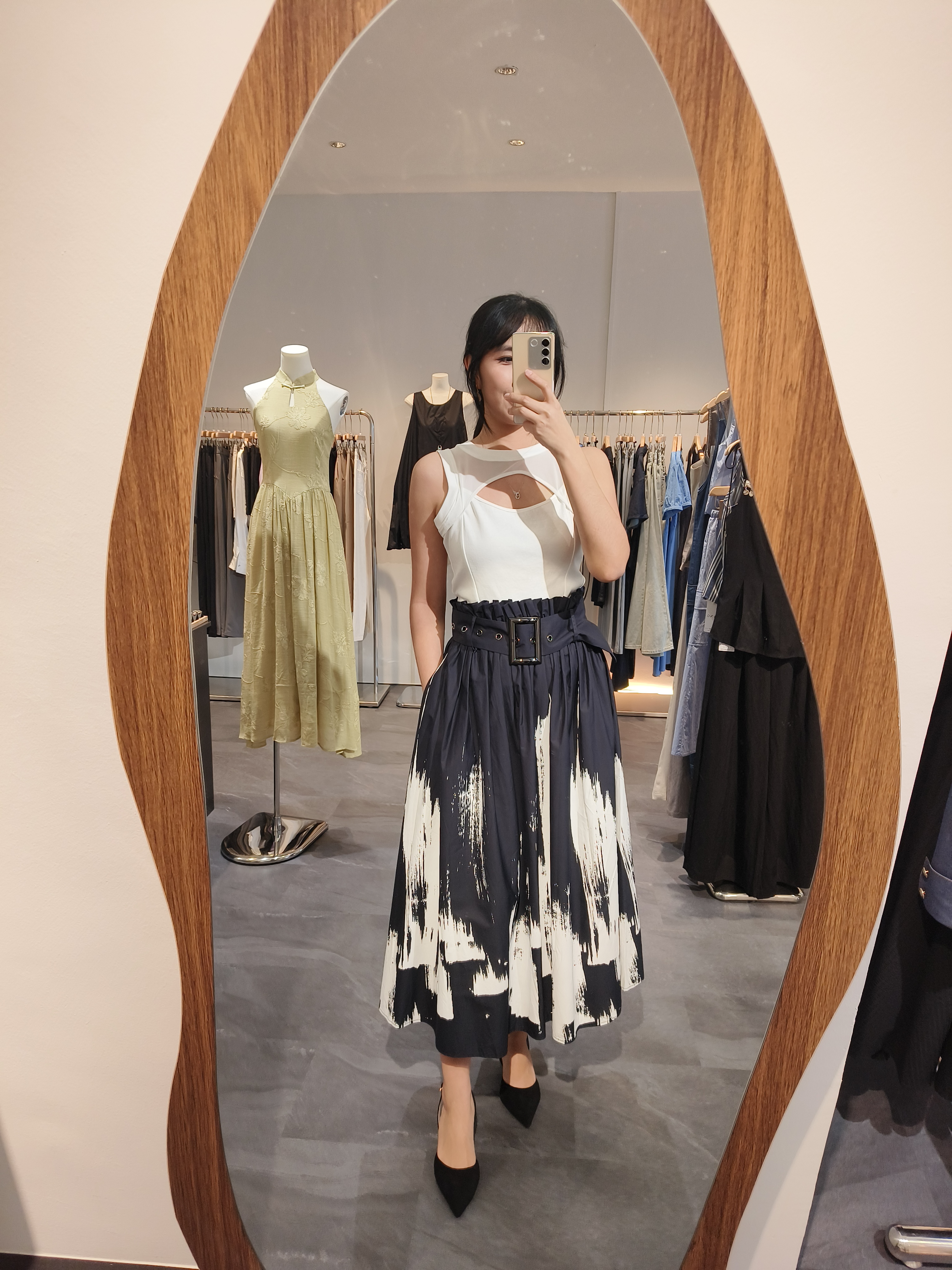 【设计师款】大牌印花半身裙