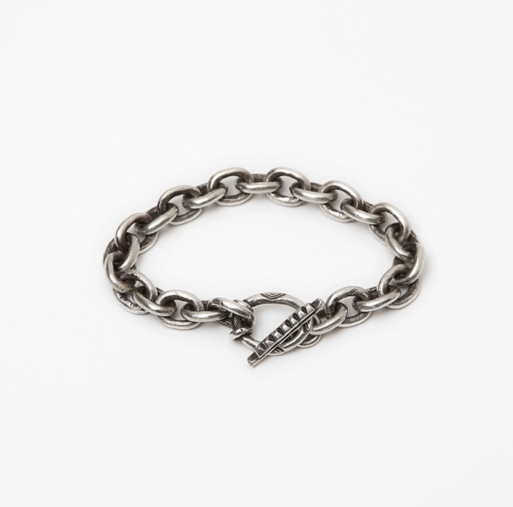 Stud bar chain bracelet