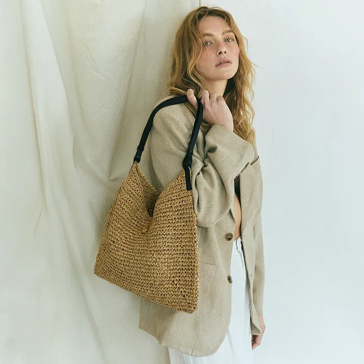 [Oryany] Raffia Triangle Shoulder (2色)