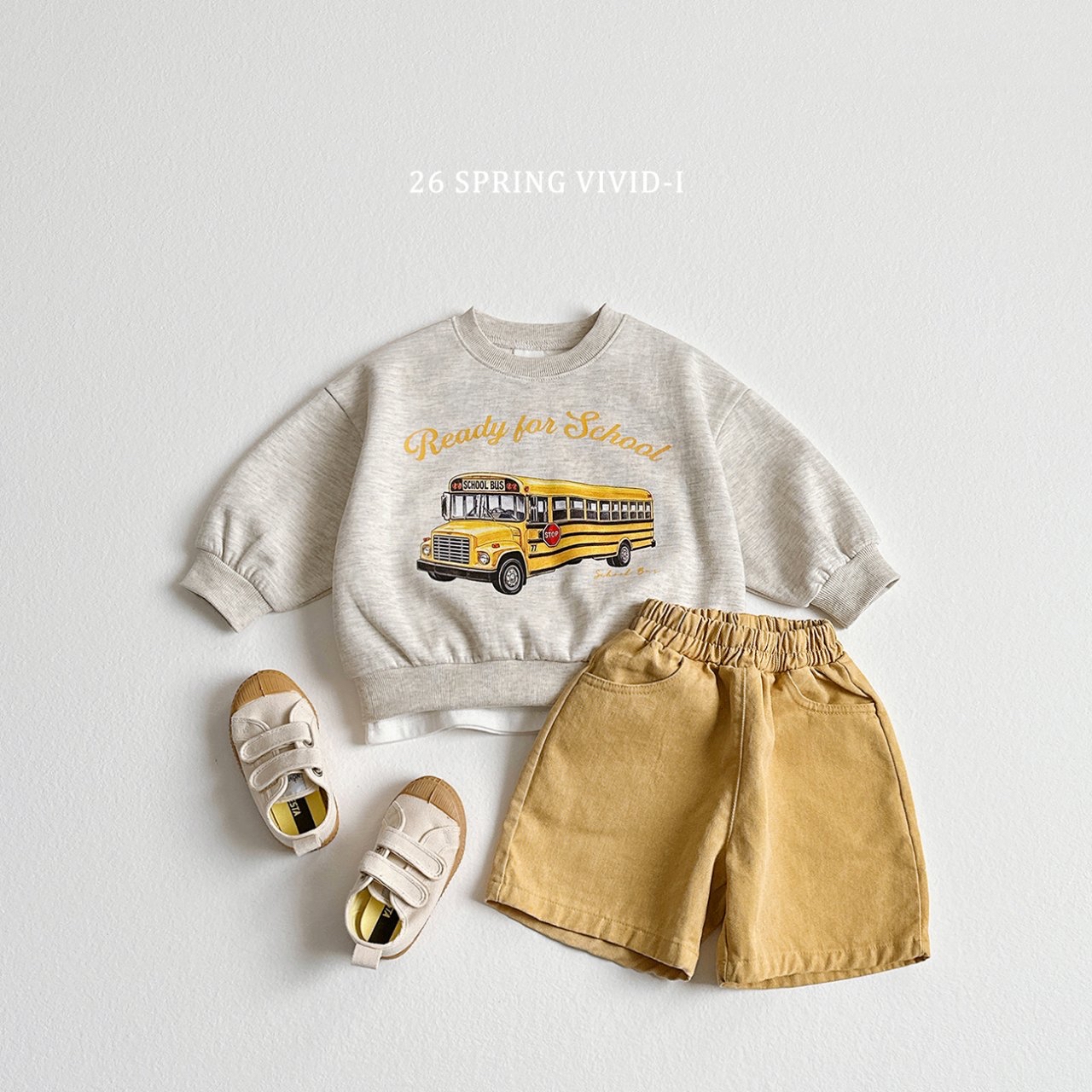 🌸預訂 韓國直送🌸🇰🇷VIVIDI三色車車印花寬鬆衛衣