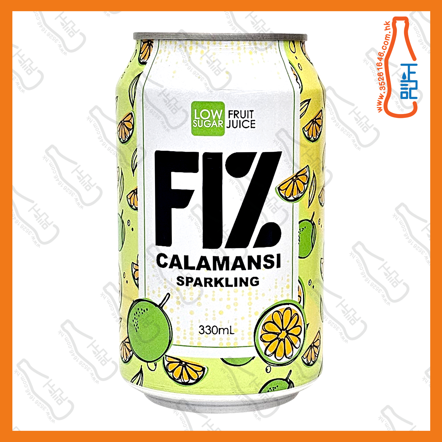 FIZ 有汽四季柑桔汁  330ml x 24罐 /箱