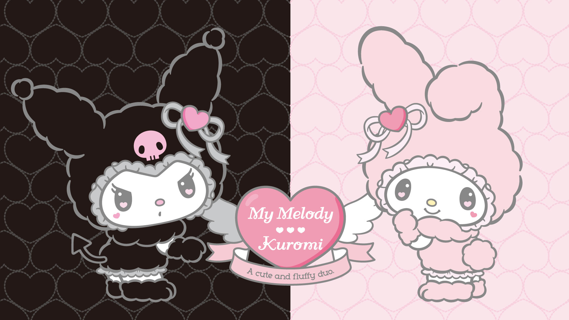 「現貨」Sanrio My Melody & Kuromi兔子絨毛系列