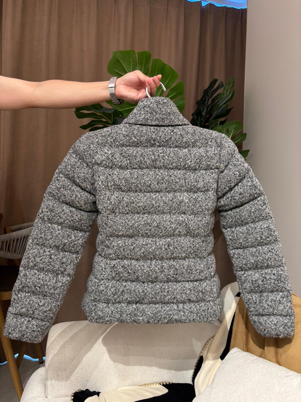 Moncler MONCLER outer Wool Down size:00 灰色羊毛羽絨 98%new