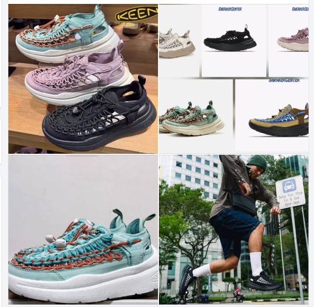 $298包郵。KEEN  UNEEK WK晴雨兩穿，👏👏👏👏戶外編織溯溪涼鞋 