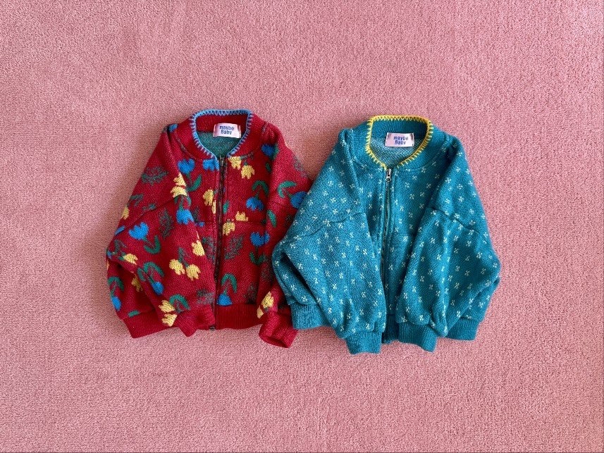 Maybe | Shushutong zip up JP (BLUE)