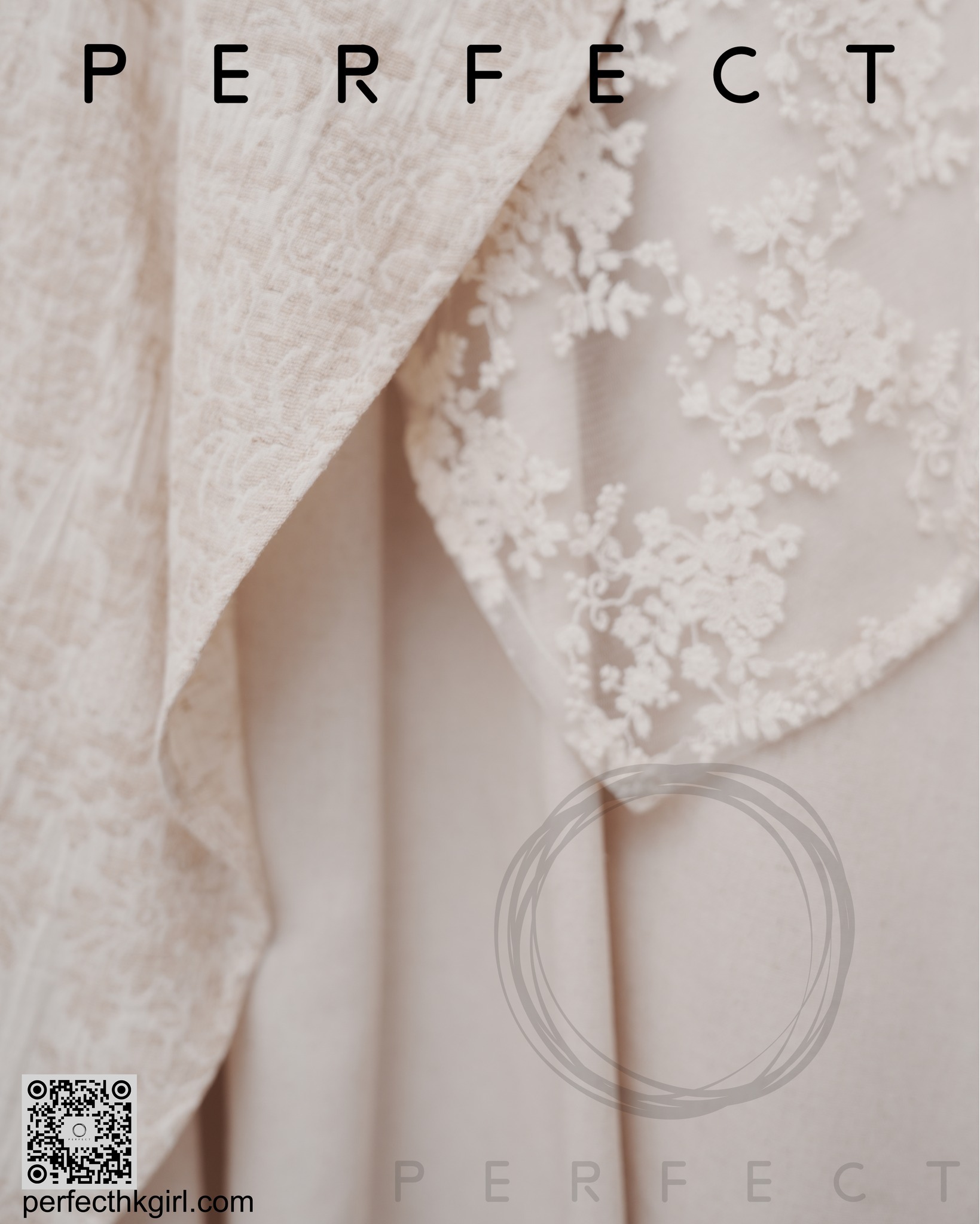 S0015_A字棉麻拼文青喱士拼佈裙（百搭米色）