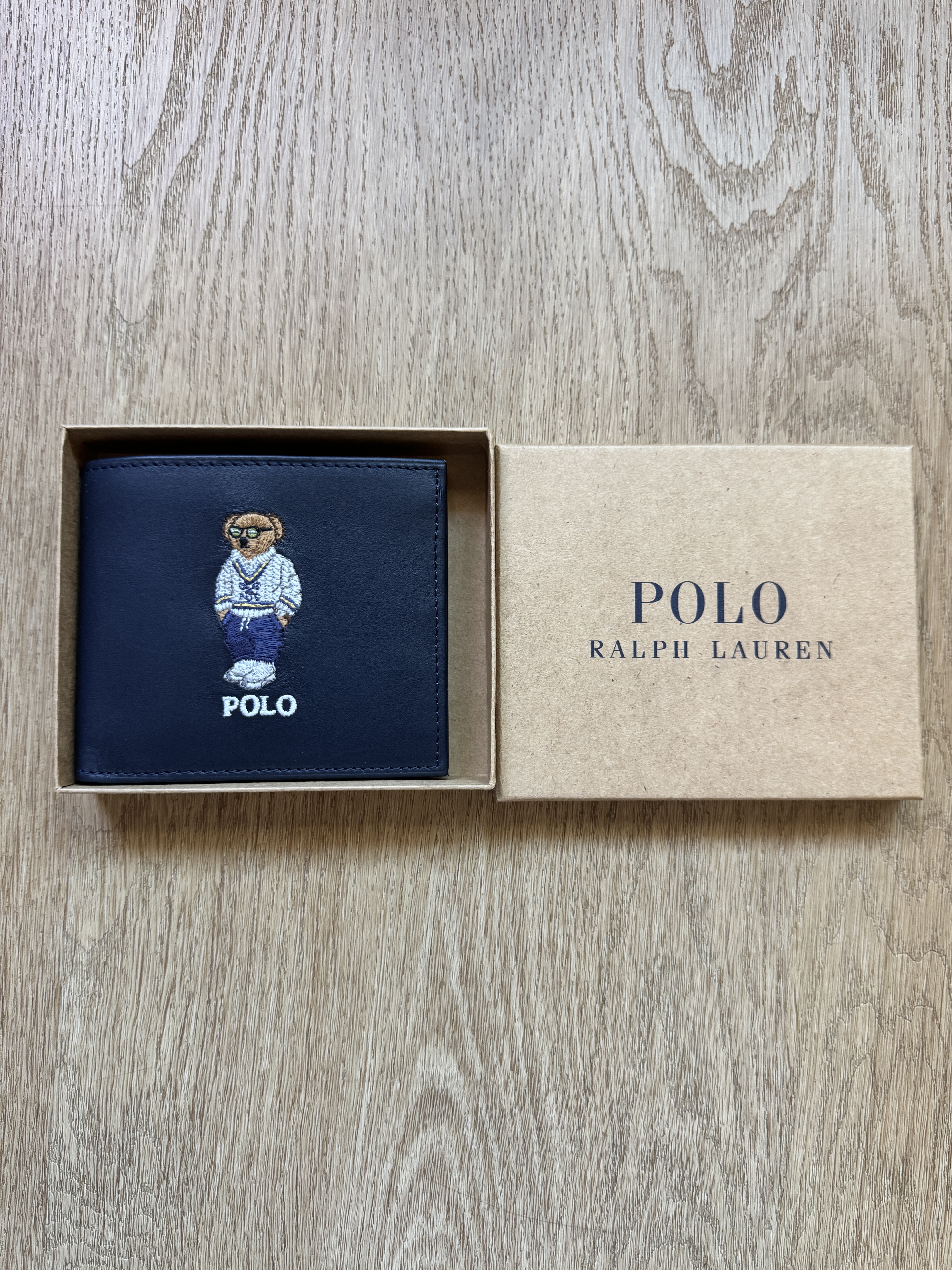 Polo Ralph Lauren藍色熊仔銀包 (香港現貨)