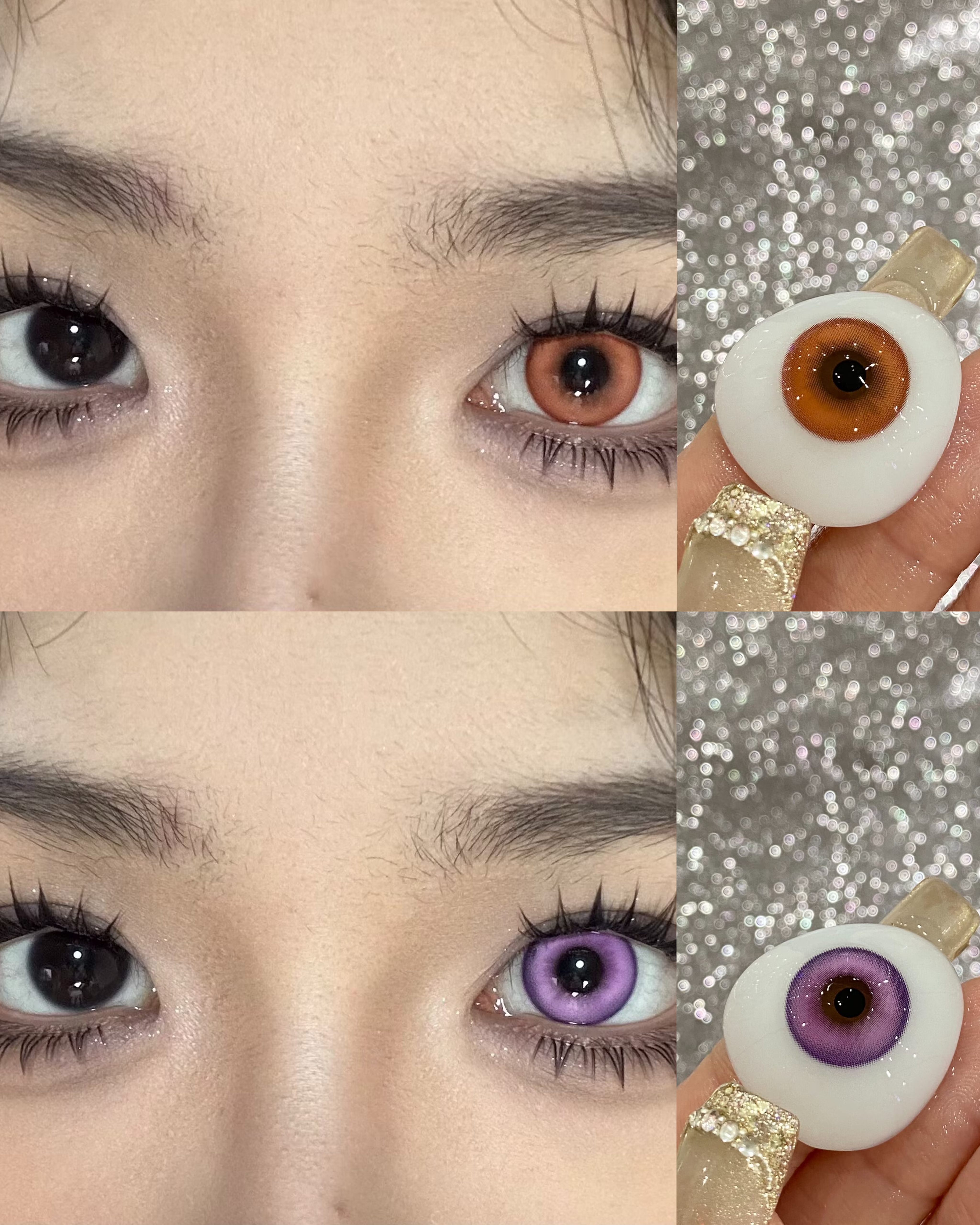 Yukicon 日拋2片 落日金/奇蹟紫