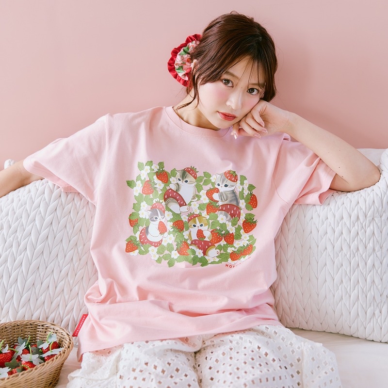🎀【預訂】 mofusand 草莓🍓系列 T-shirt P